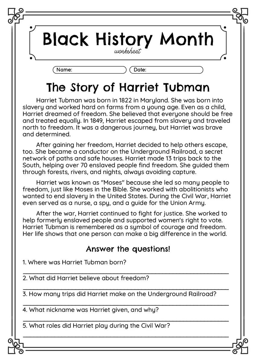 Black History Month Activities For Elementary Students Appletastic Learning