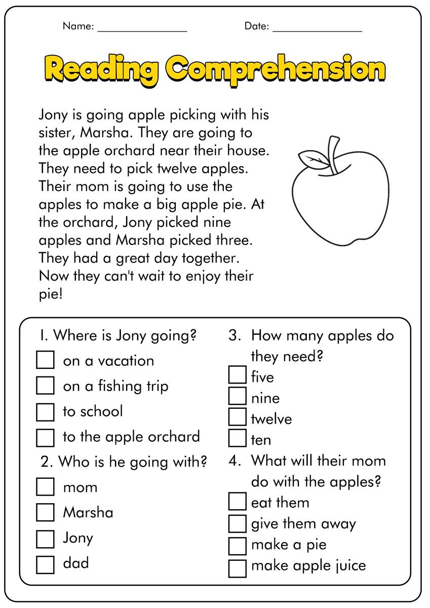 15 First Grade Reading Comprehension Worksheets Free PDF At Worksheeto Buy 100 First Grade Reading Comprehension Passages Worksheets Sentences Reading Worksheet Fluency Worksheet English Learing Kindergarten Online In India Etsy
