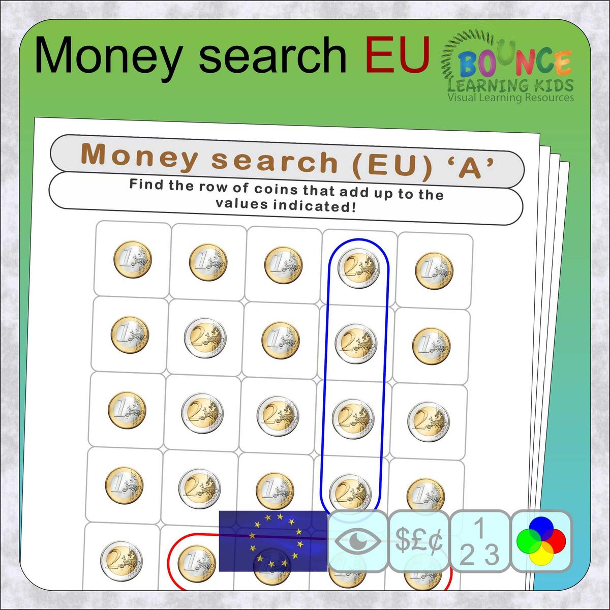 Teaching Money USD US Money Worksheets