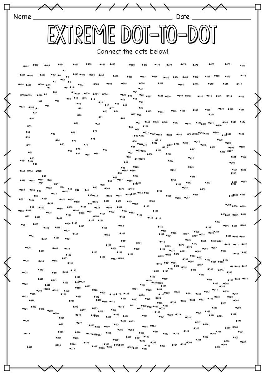 16 Hard Dot To Dot Worksheets Free PDF At Worksheeto Worksheets Library 17 Advanced Dot To Dot Worksheets Free PDF At Worksheeto