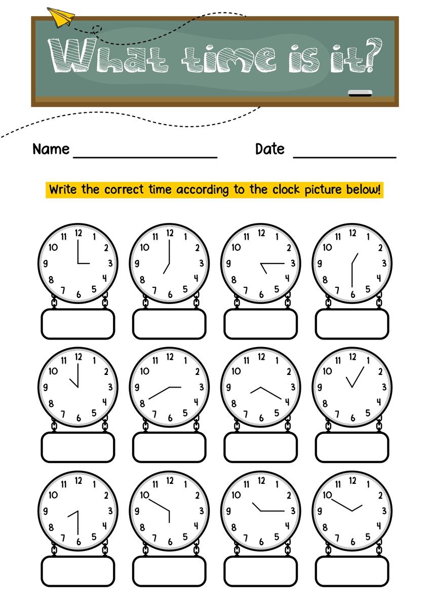 19 Telling Time Worksheets For First Grade Free PDF At Worksheeto 19 Telling Time Worksheets For First Grade Free PDF At Worksheeto