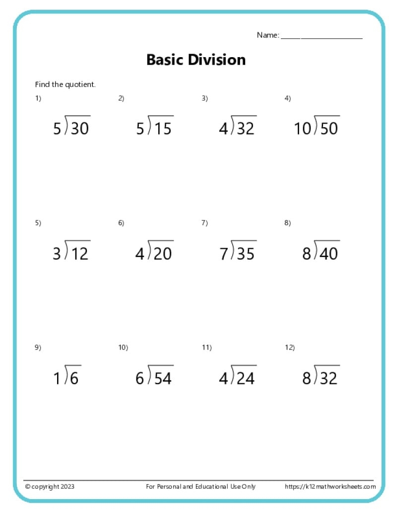 4th Grade Math Worksheets Grade 4 Multiplication Worksheets