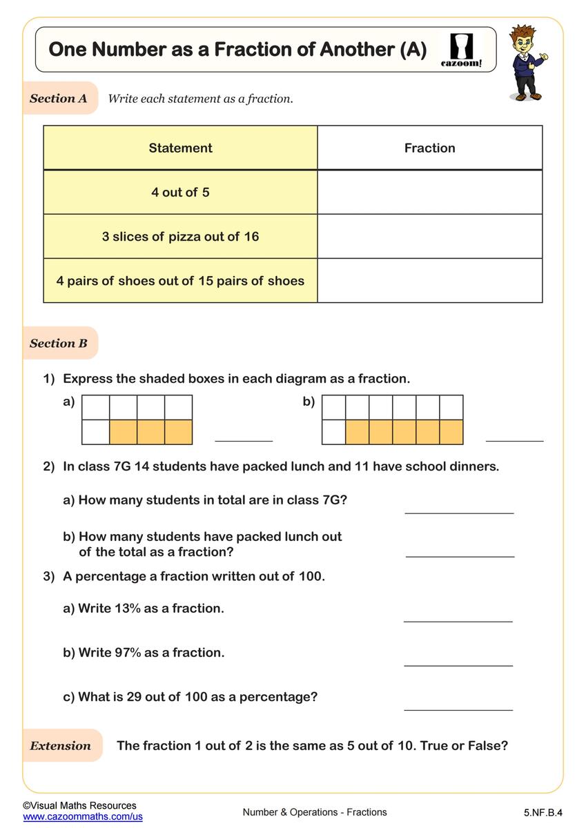 5th Grade Fractions Worksheets PDF Printable Worksheets Cazoom Math Force Weight Motion And Masss Worksheet WordMint