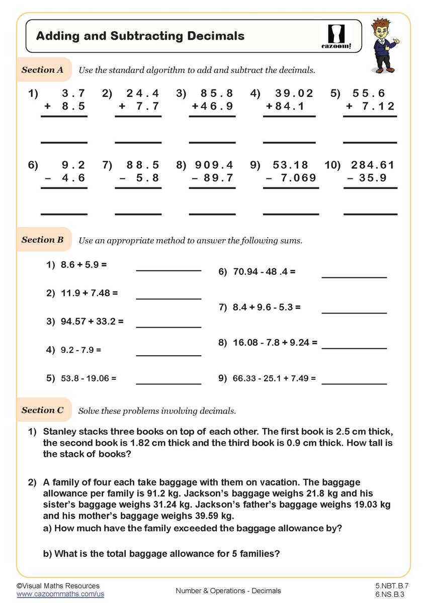 5th Grade Math Worksheets PDF Printable PDF Worksheets Cazoom Math Grade 5 Multiplication Worksheets