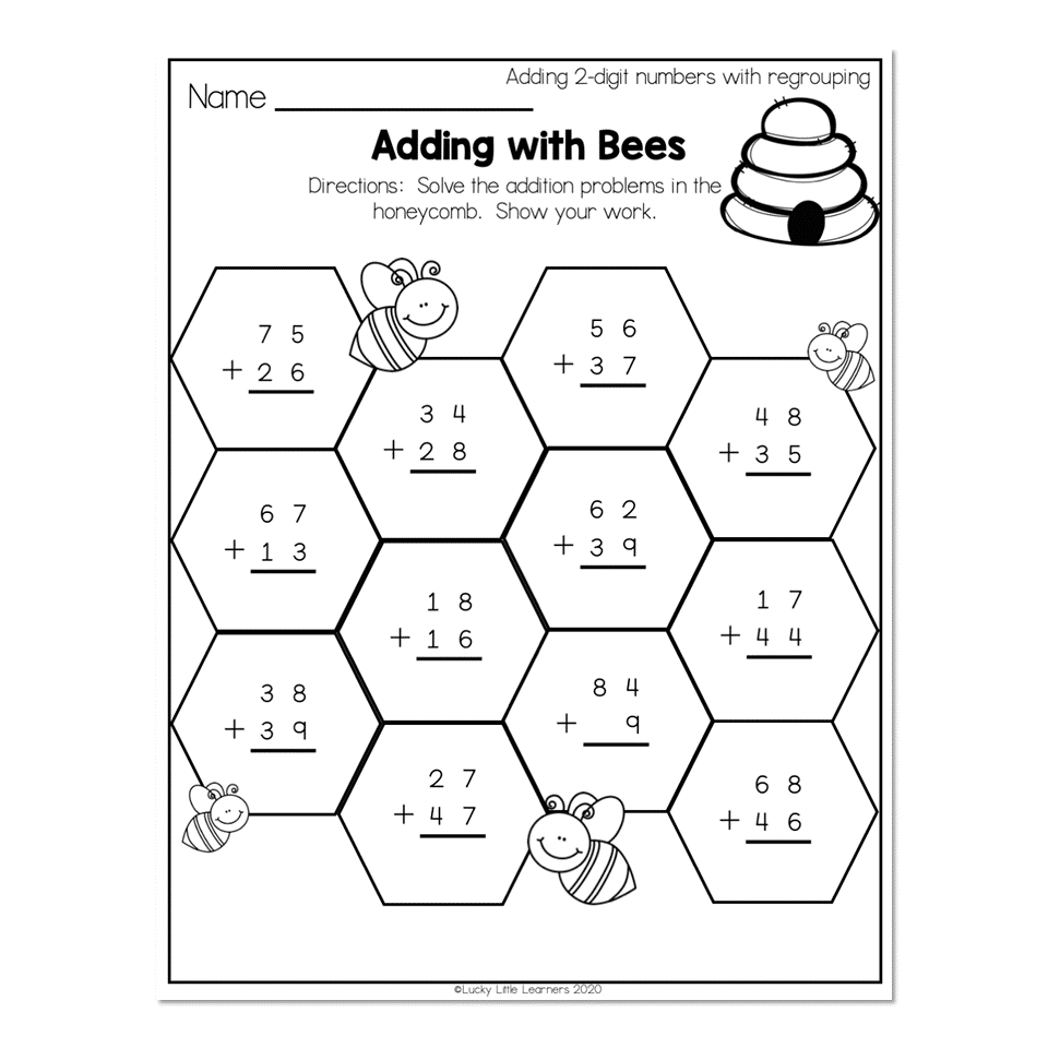 Activities For Practicing Two Digit Addition Lucky Little Learners Activities For Practicing Two Digit Addition Lucky Little Learners