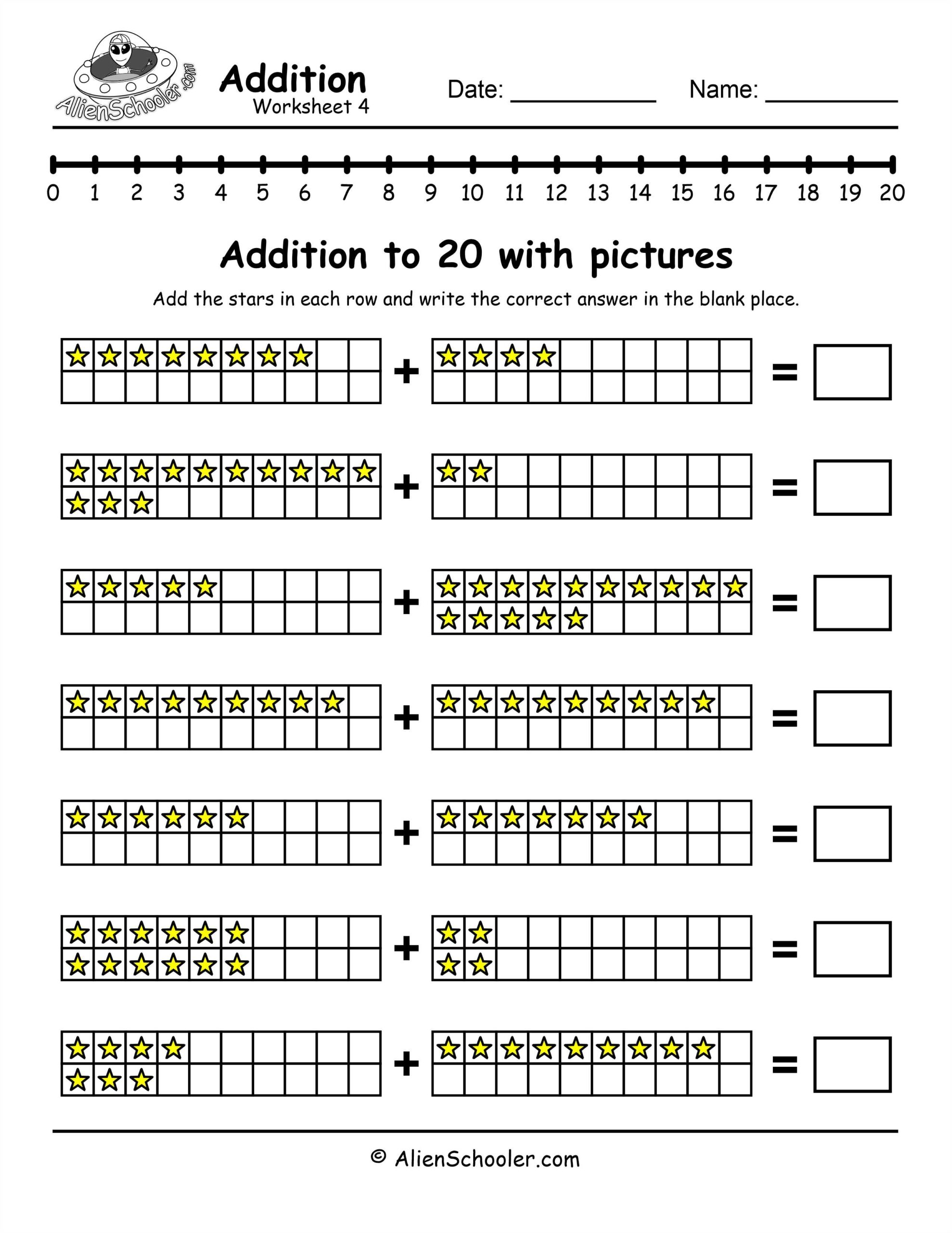 Adding 1 Drills Worksheet 20 Questions Grade 1 PDF Addition Worksheets Cazoom Math