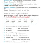 Adverbs Identifying Worksheet For Class 6