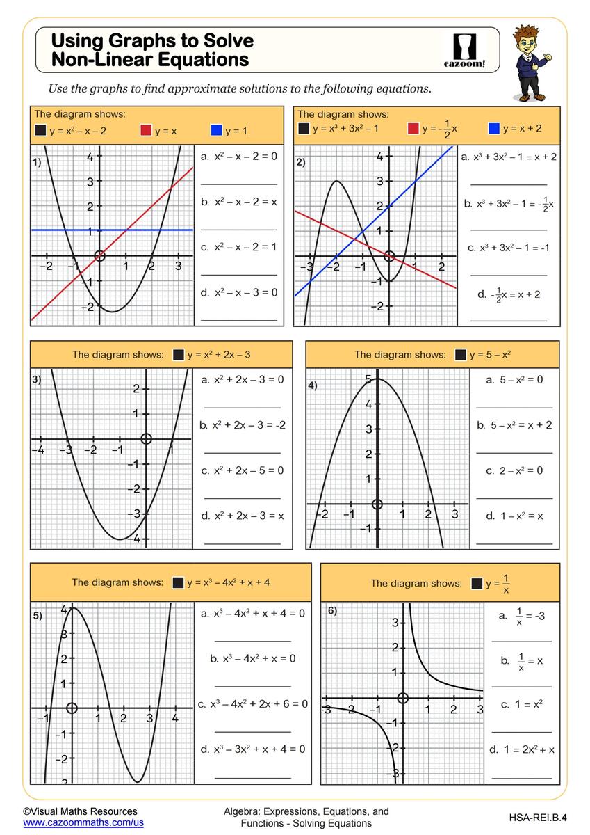 Algebra 2 Worksheets With Answers PDF Printable Algebra 2 Worksheets Cazoom Math