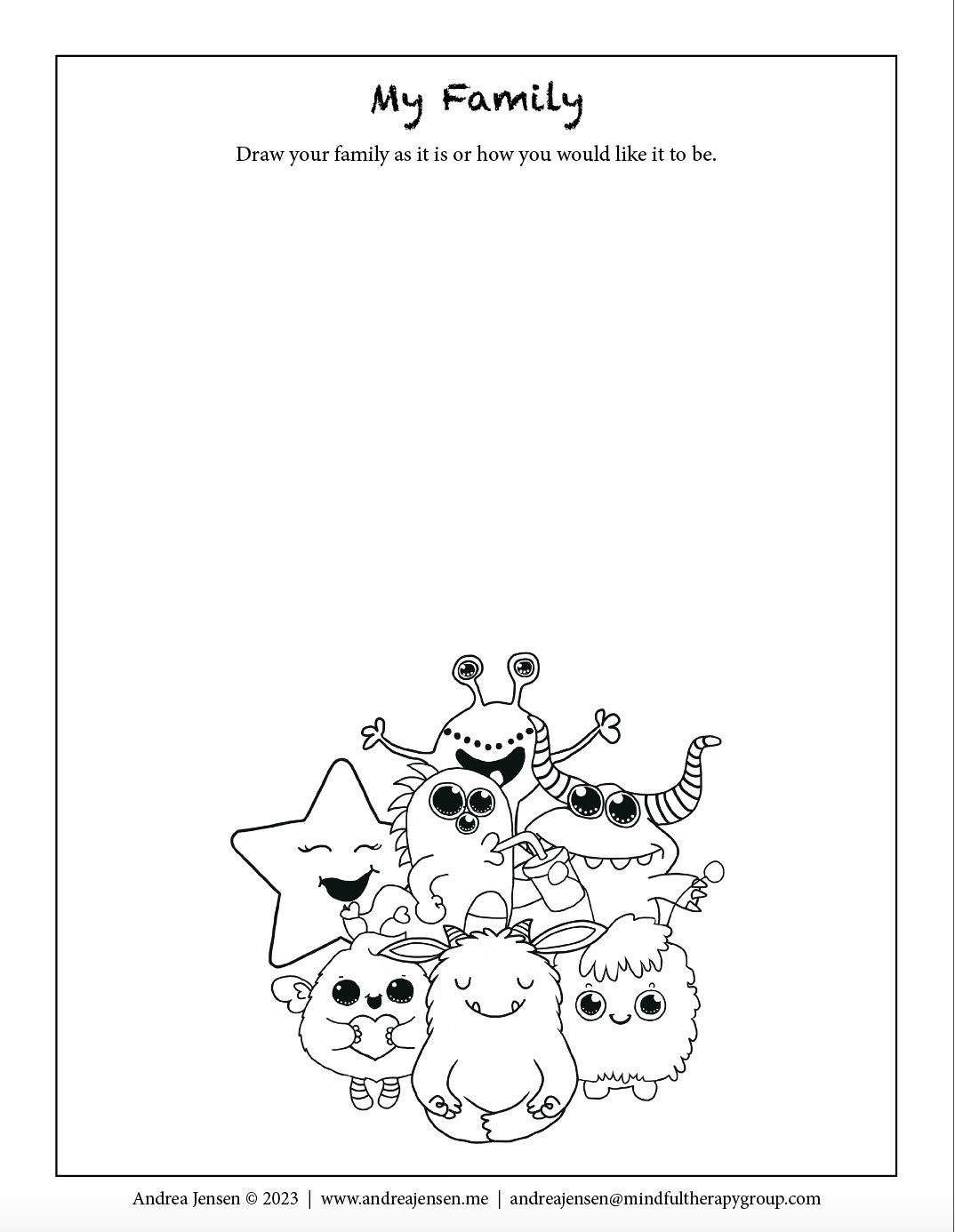 Art Therapy Worksheet Bundle Creative Exercises For Kids Adults Digital Download Etsy Direct Drawing Drawing Activities For Kids Art Worksheets Summer Camp Printable Art For Kids Drawing Worksheet Kindergarten Art