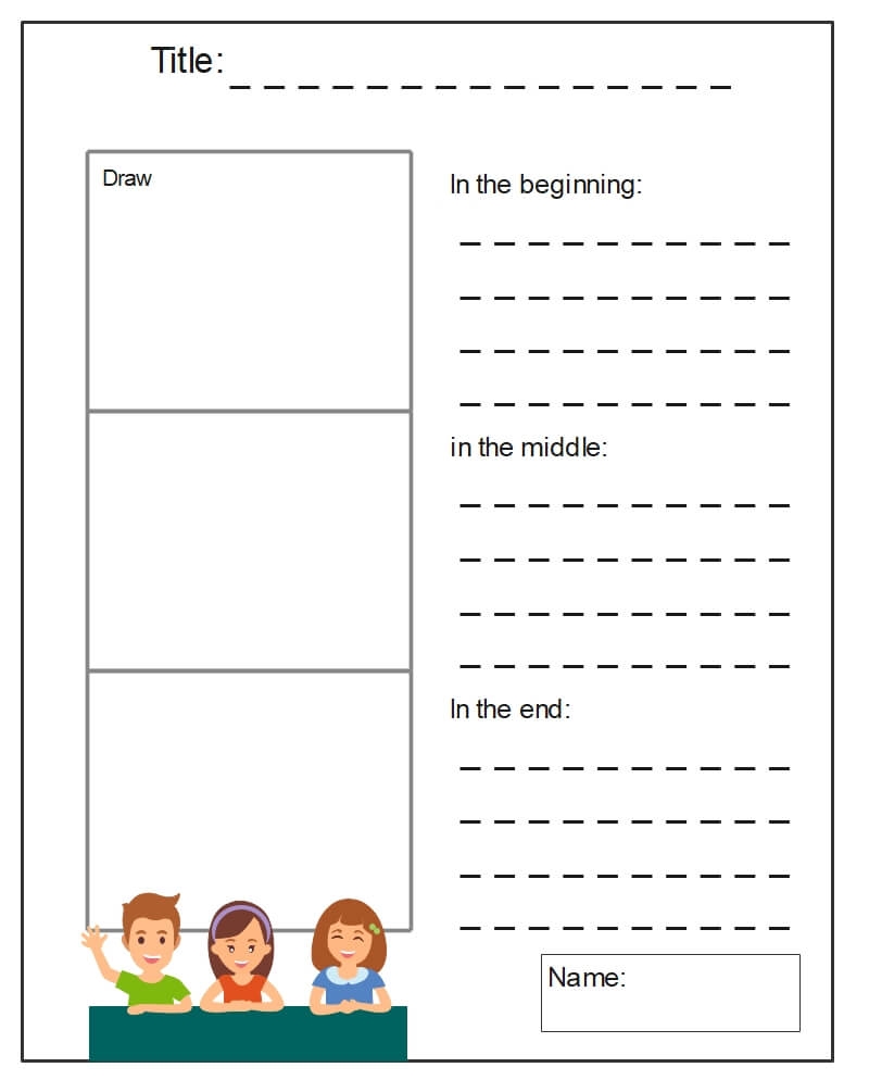 Beginning Middle End Graphic Organizer Examples EdrawMax Online BME Worksheets Storyboard That Templates For Easy Creation