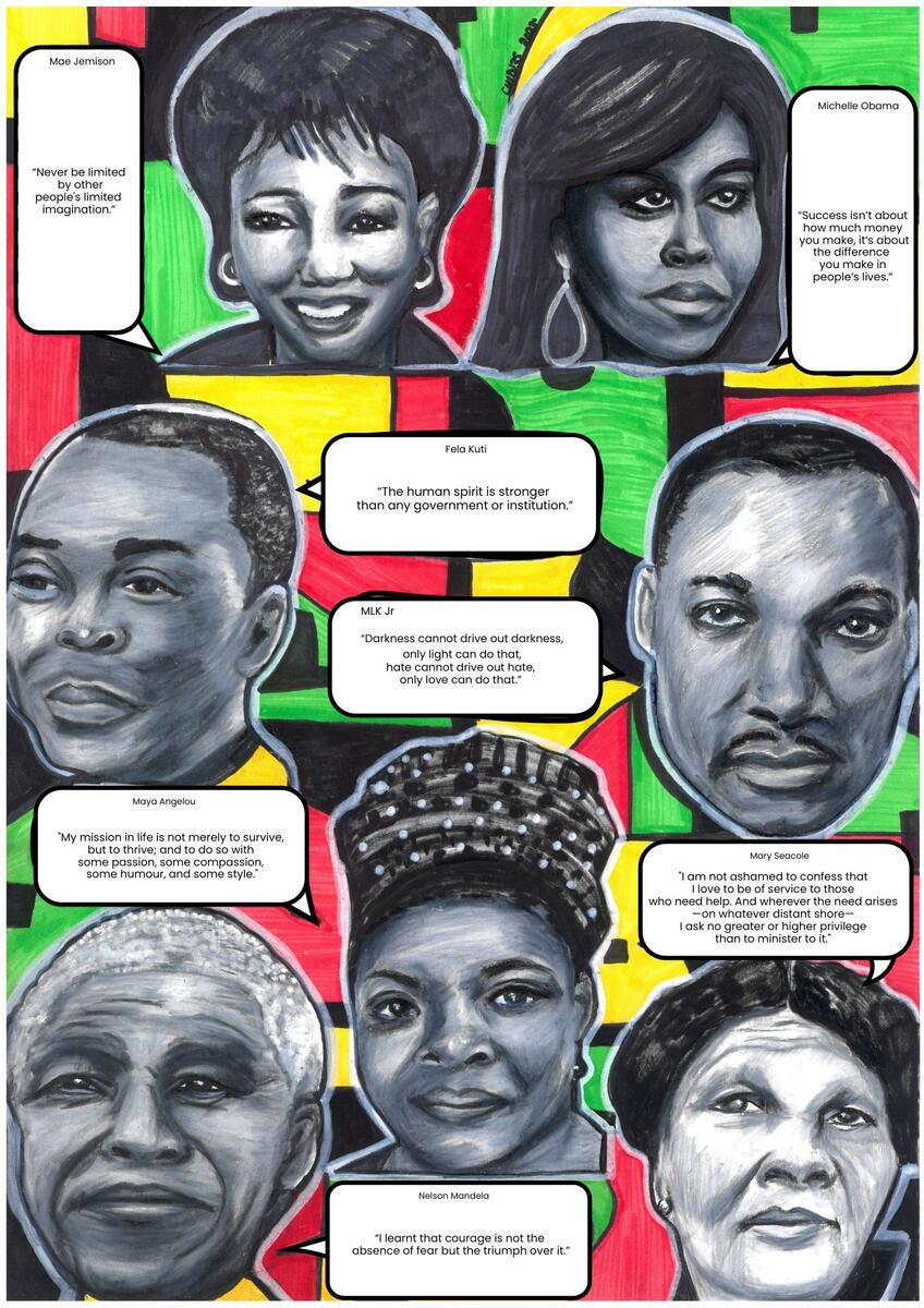 Black History Month Marcus Garvey B W By Aliyah Printables Free Coloring Pages Learning Worksheets HP Official Site