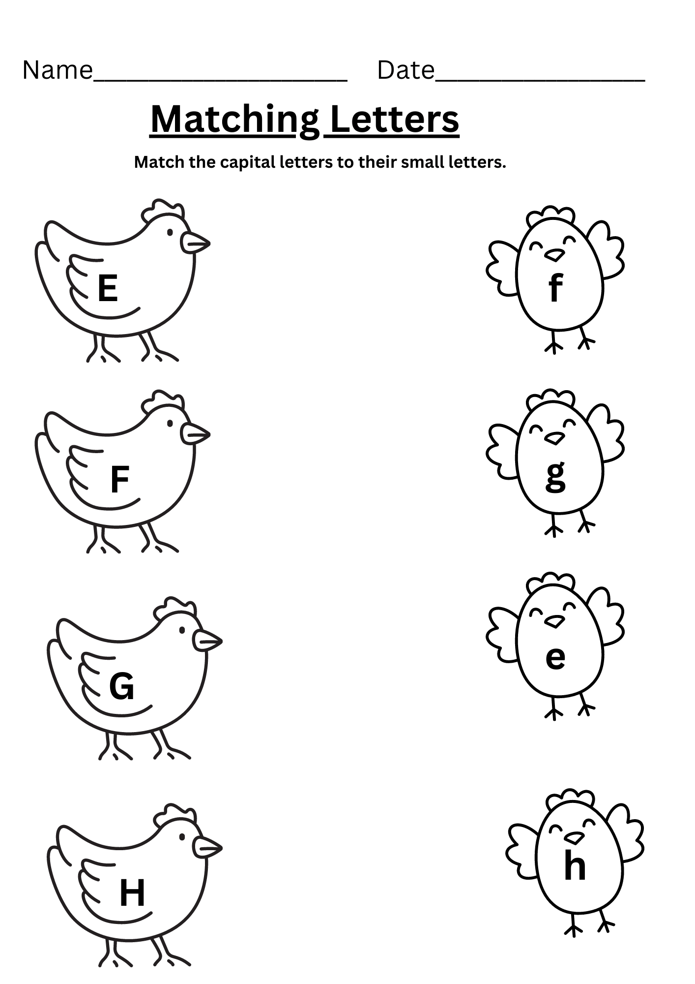 Capital And Small Letter Worksheets And Activities Capital And Small Letter Worksheets And Activities
