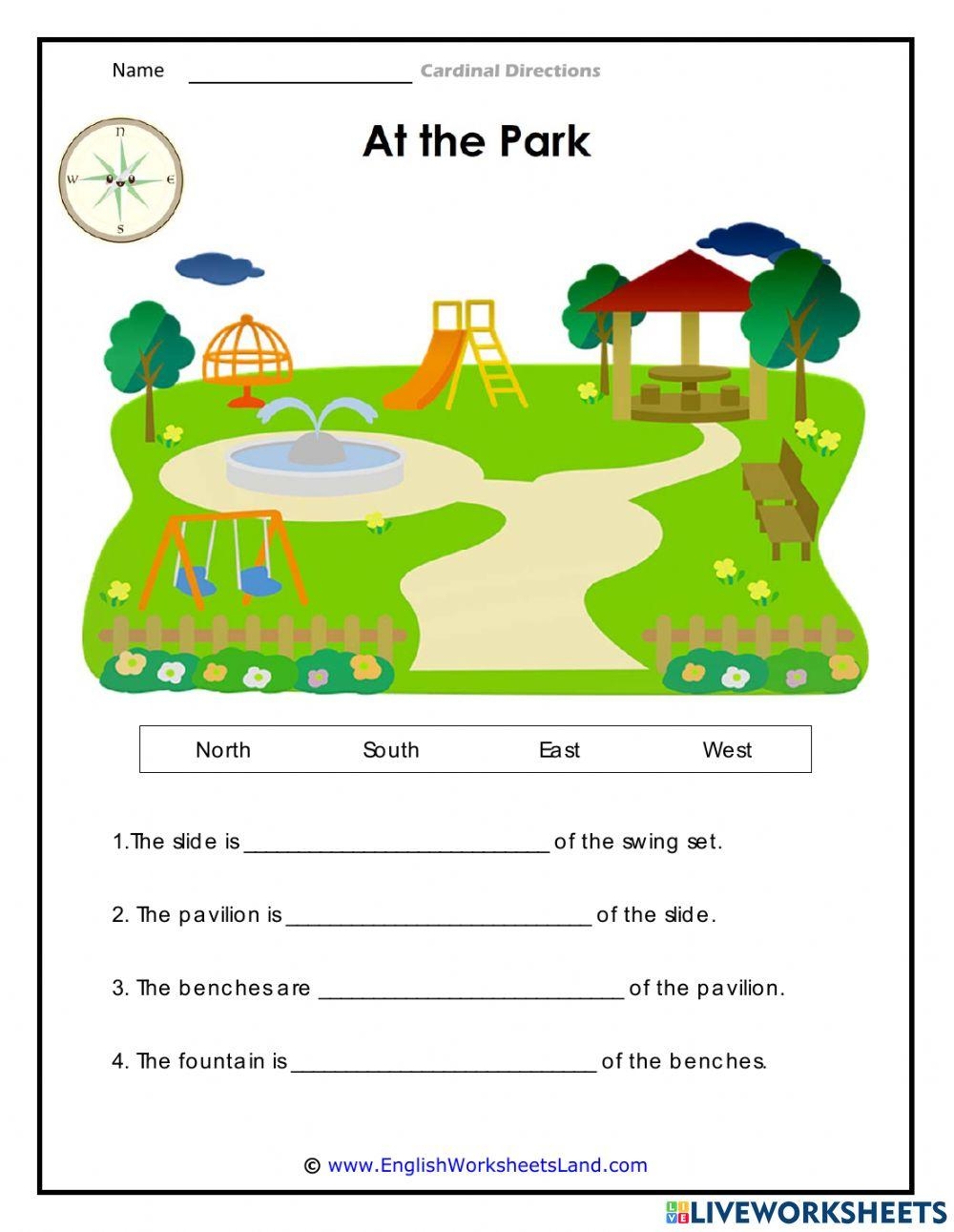 Choose The Correct Cardinal Direction Worksheets Library