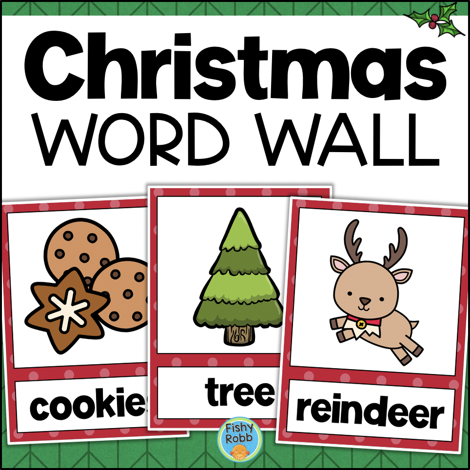 CHRISTMAS Word Wall Vocabulary Cards Worksheets Word Search ABC Order Classful CHRISTMAS Word Wall Vocabulary Cards Worksheets Word Search ABC Order Classful