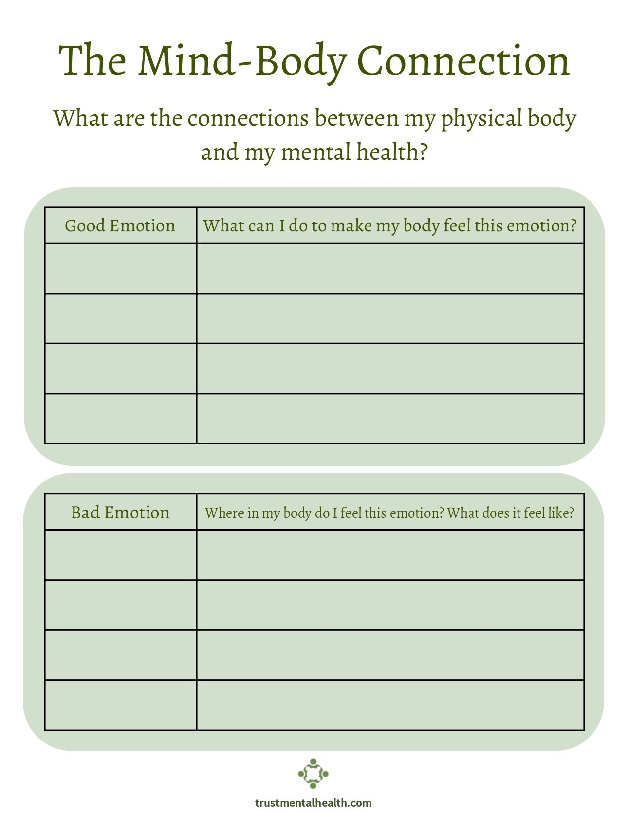 Coping Strategies Worksheets Trust Mental Health Free And Customizable Mental Health Templates Canva