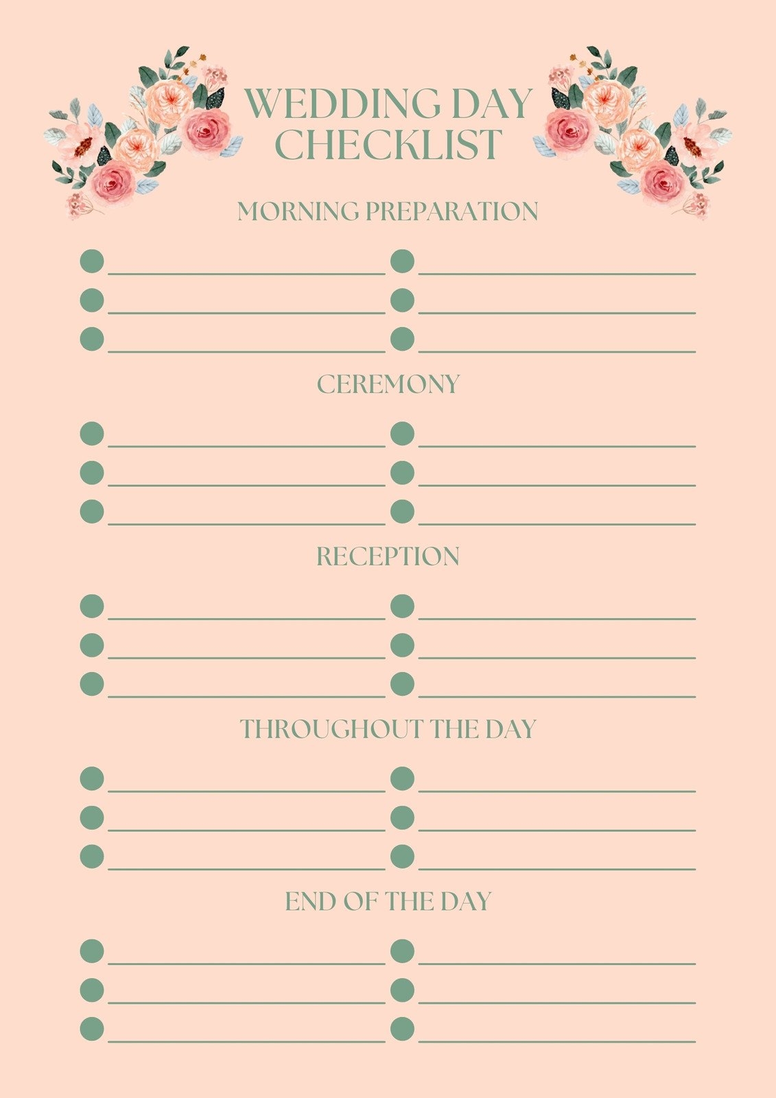 Customize 178 Wedding Checklists Templates Online Canva Customize 178 Wedding Checklists Templates Online Canva