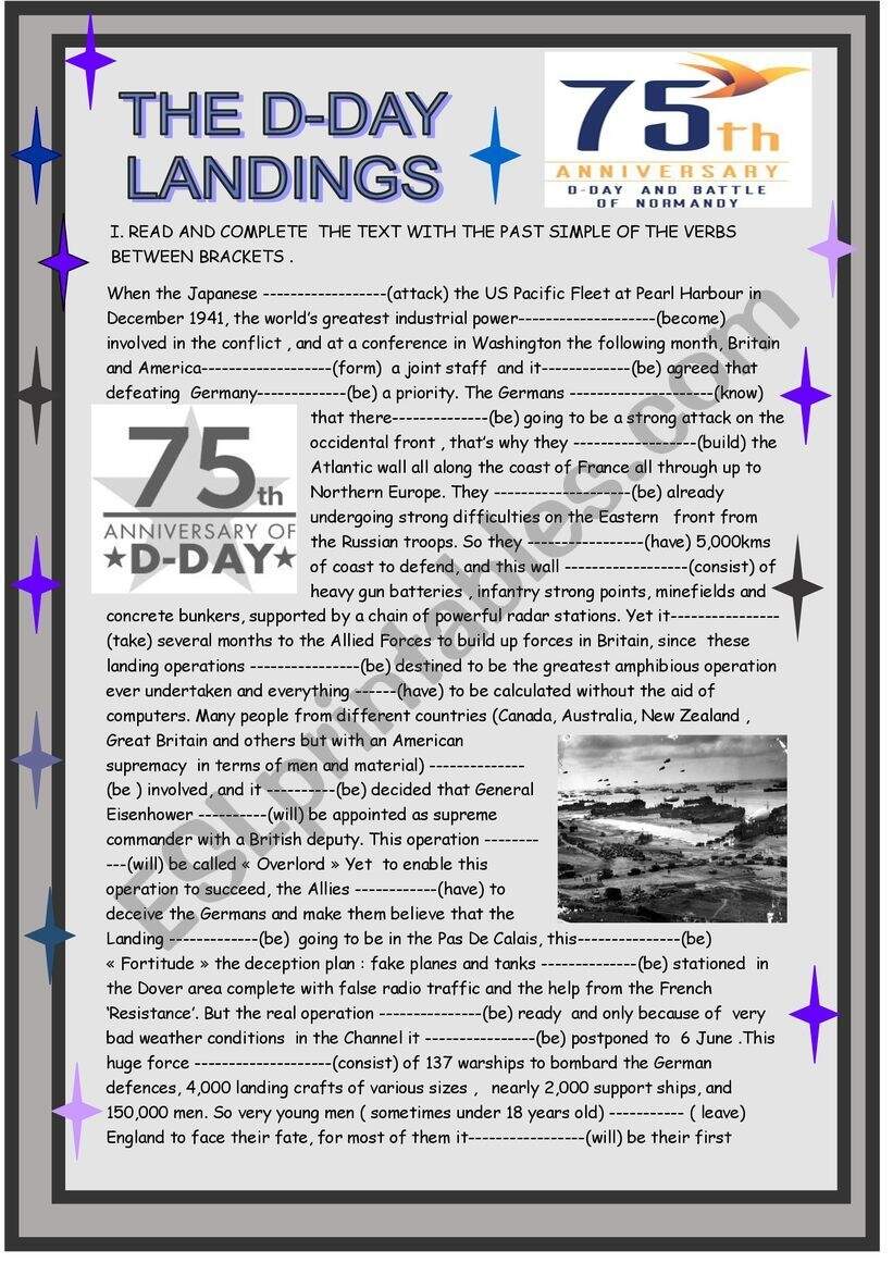 D Day Quiz Worksheet For Kids Study Worksheets Library