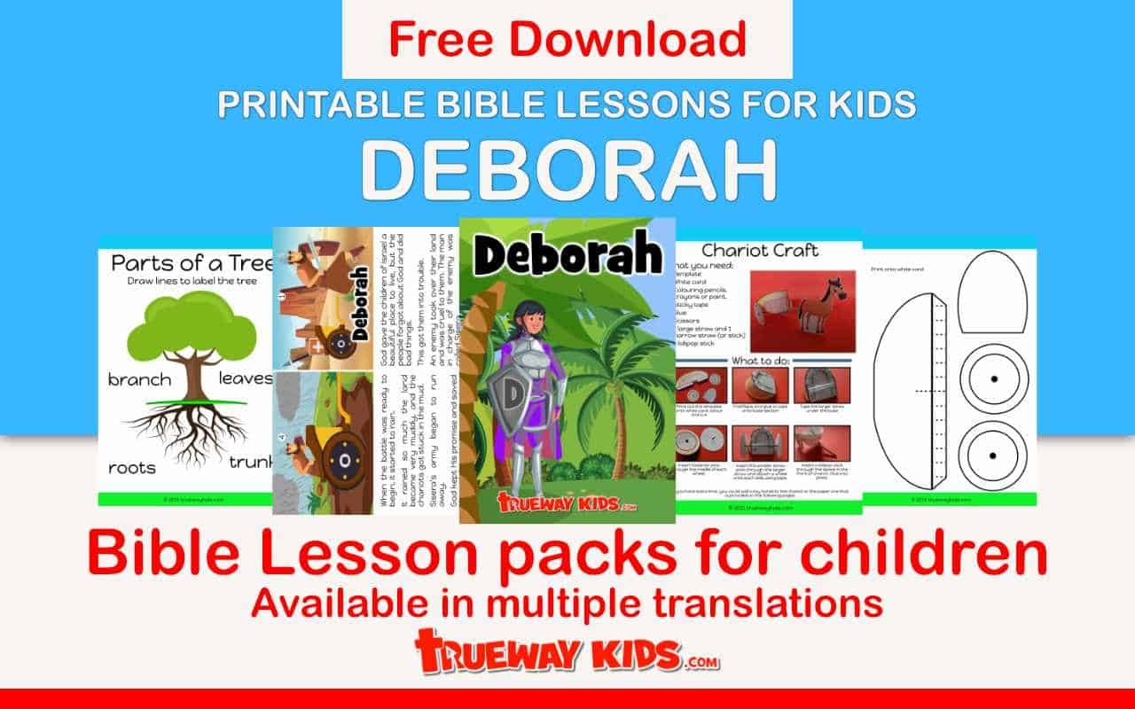 Deborah Free Bible Lesson For Kids Trueway Kids