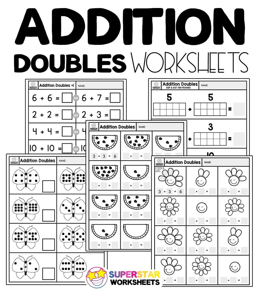 Doubles Number Forms And More Addition Doubles 1 Worksheet FREE Printable Worksheets Worksheetfun