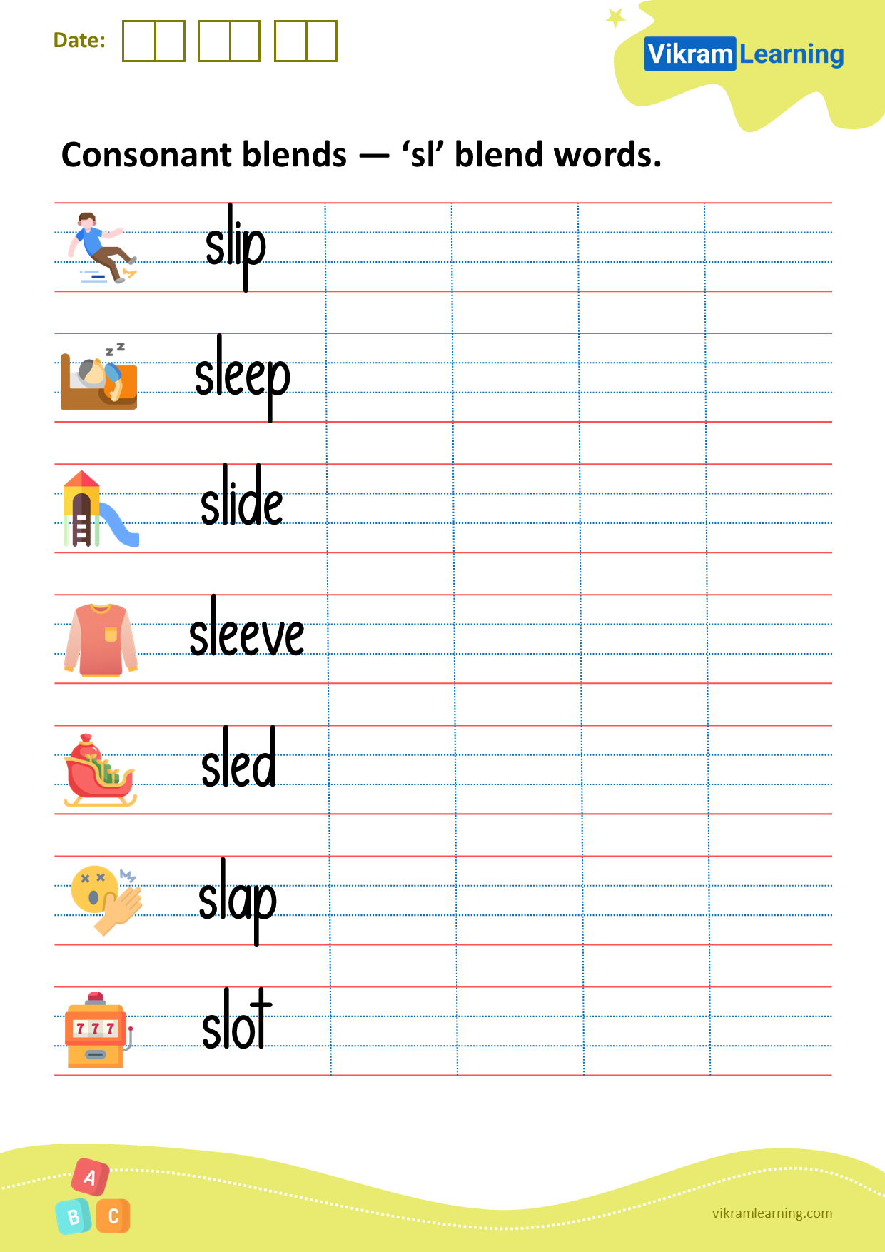 Download Consonant Blends Worksheets For Free Vikramlearning Download Consonant Blends Worksheets For Free Vikramlearning