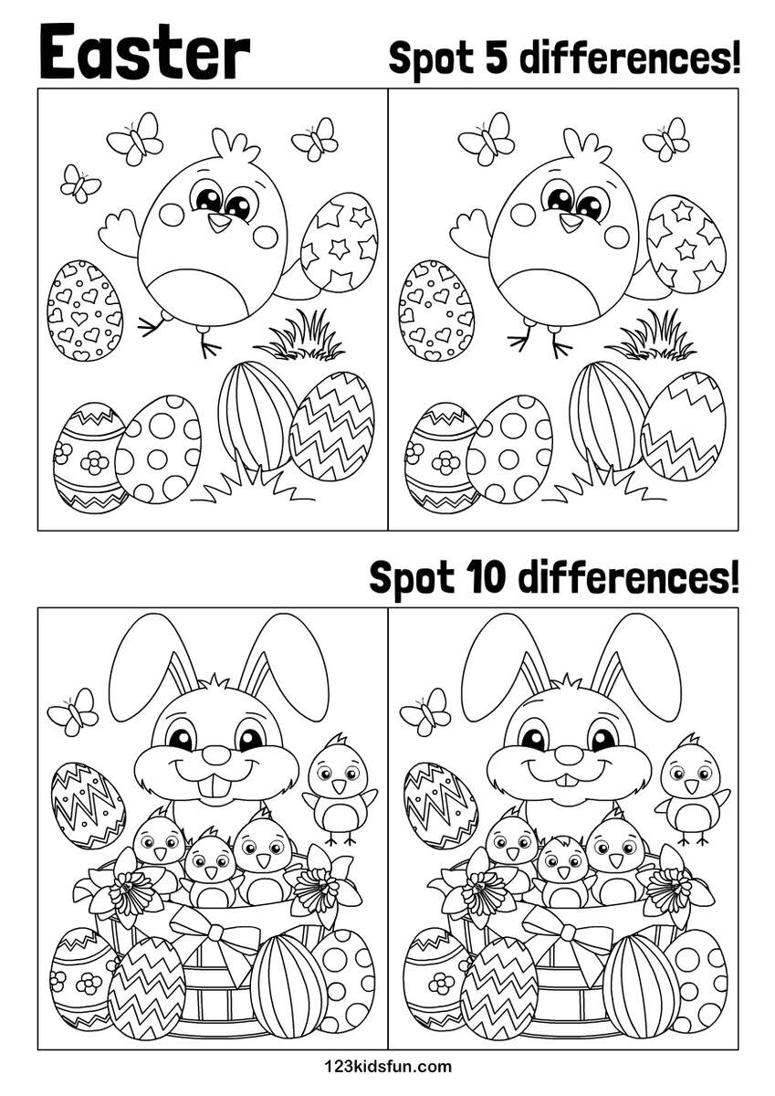 Happy Easter Activity For Kids Word Search Tracing Coloring And Maze Pdf Ezpzlearn
