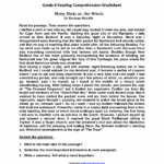 Eighth Grade Reading Worksheets Vocabulary Fluency Practice