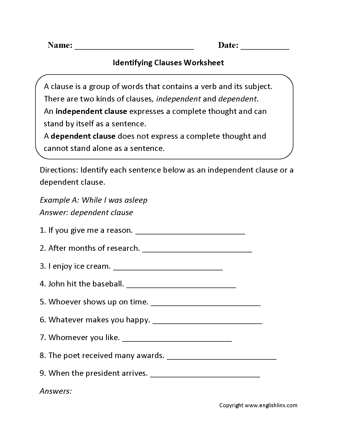 English Worksheets Printable Grammar Reading Writing And Vocabulary English Worksheets Printable Grammar Reading Writing And Vocabulary