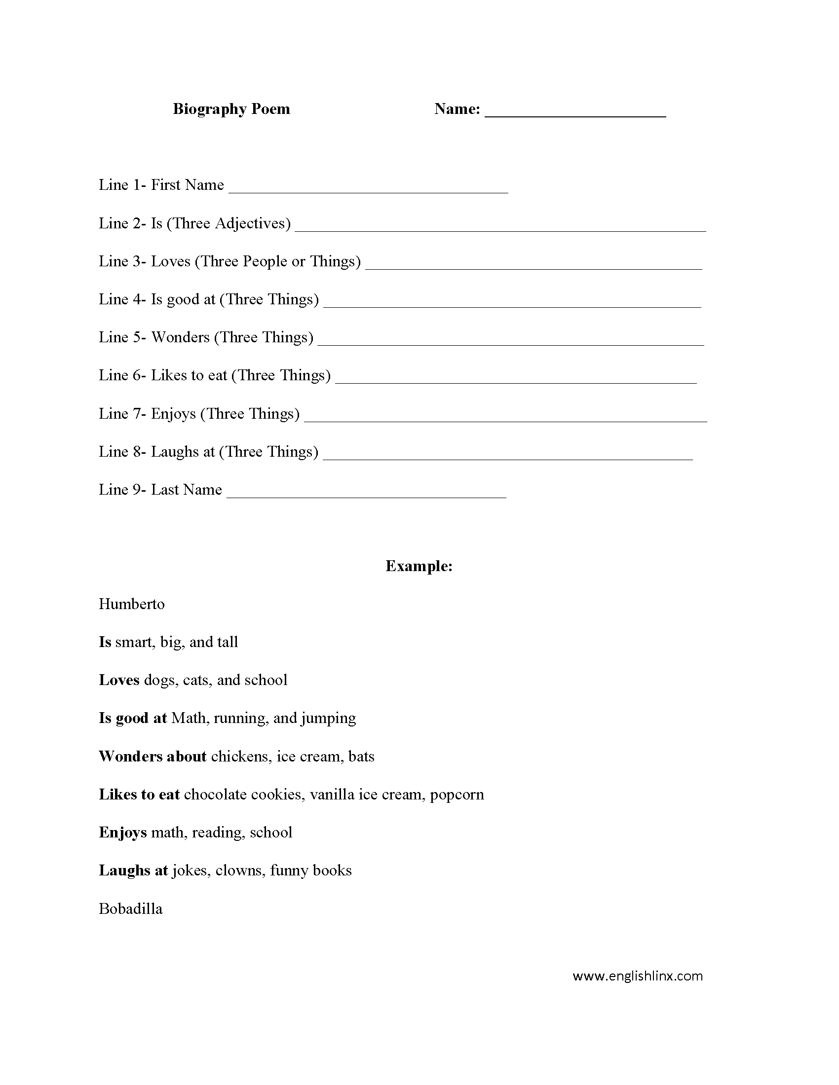 Englishlinx Poetry Worksheets Englishlinx Poetry Worksheets