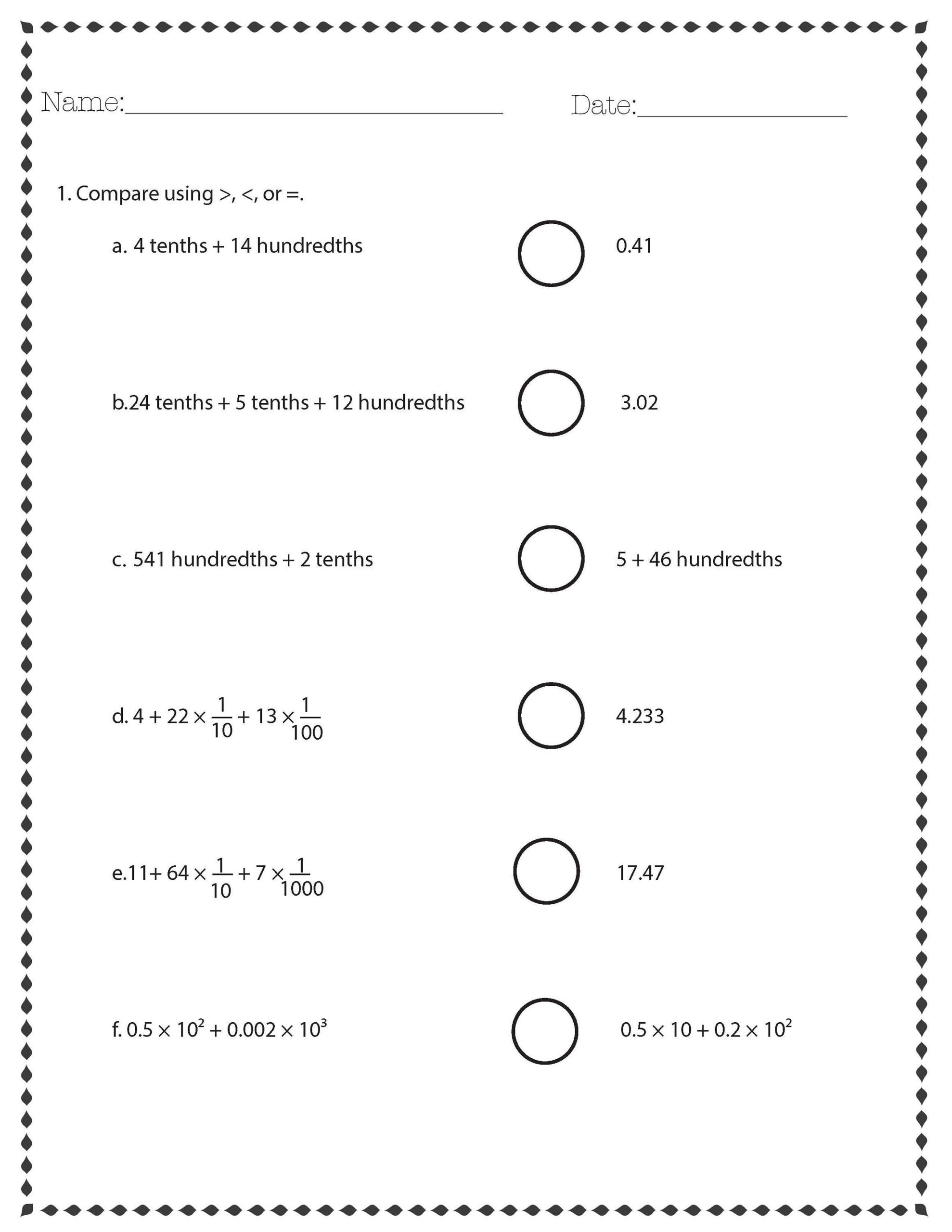 Eureka Math Engage NY Extra Worksheets For 5th Grade Module 1 Etsy Eureka Math Engage NY Extra Worksheets For 5th Grade Module 1 Etsy