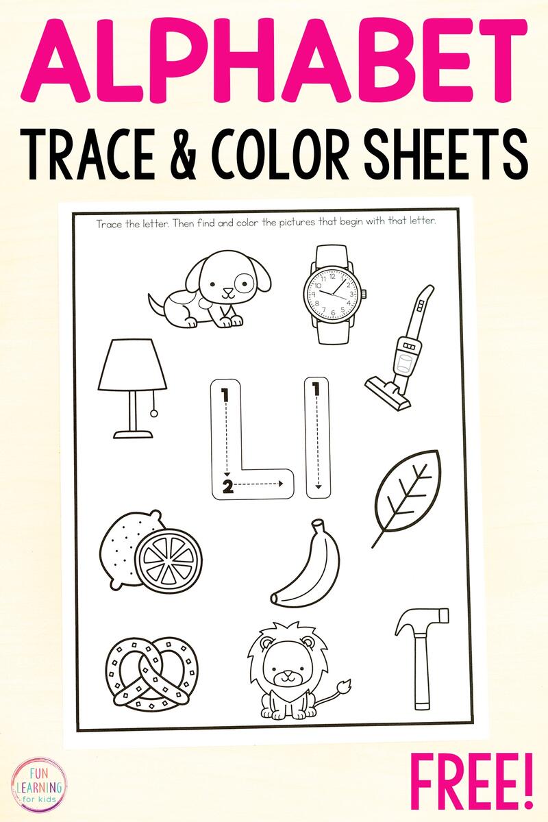 Find And Color The Beginning Letter Sound Alphabet Worksheets Letter A Sound Worksheets Tree Valley Academy