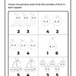 Food Math Worksheets Fun With Preschool Math KiddyCharts Shop