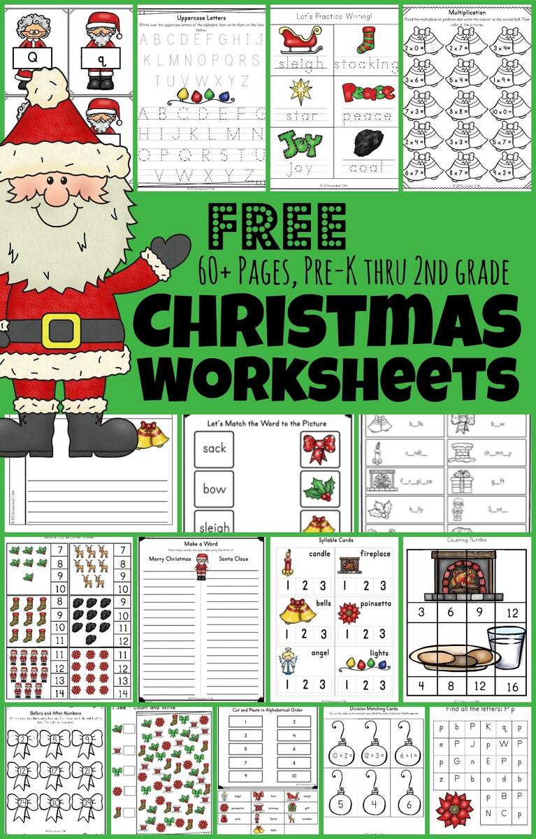 Free Editable Christmas Worksheet Templates Canva