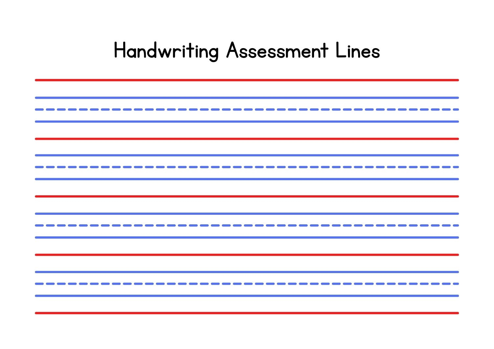 Free Custom Printable Handwriting Worksheet Templates Canva