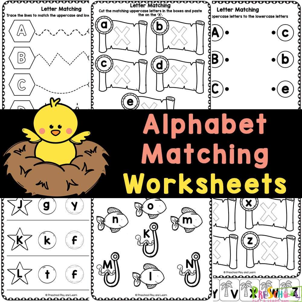 FREE Match The Same ABC Letters Alphabet Matching Worksheets For Pre K FREE Match The Same ABC Letters Alphabet Matching Worksheets For Pre K
