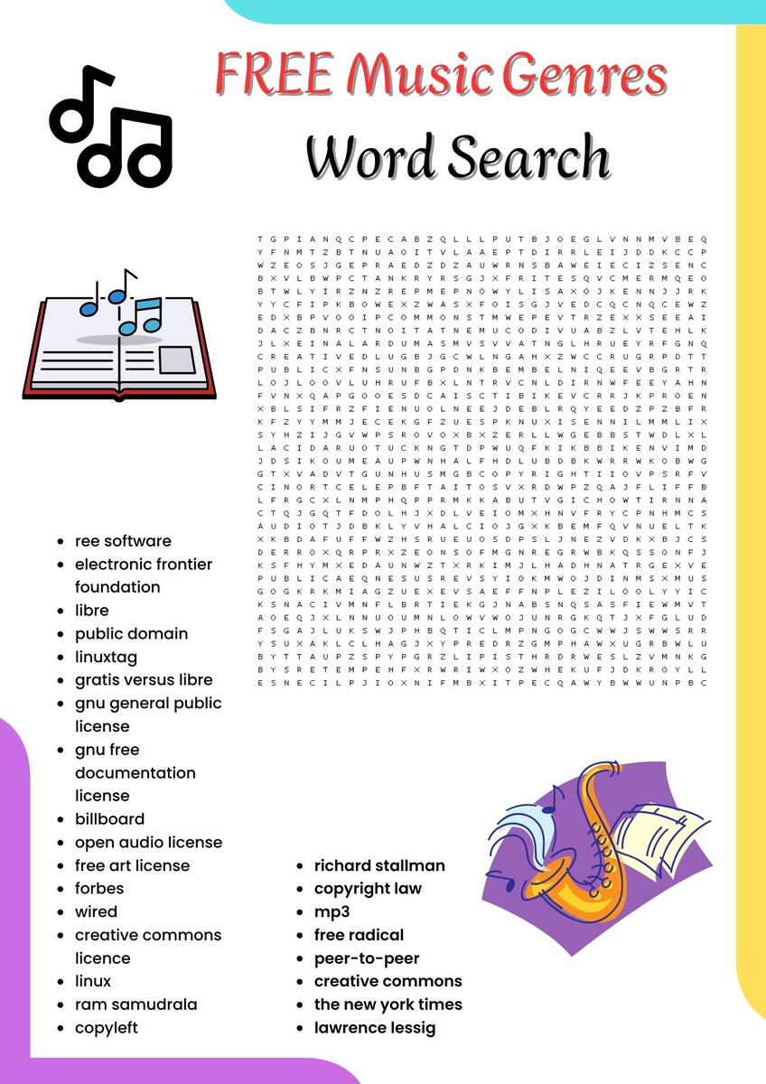 FREE Music Genres Word Search Puzzle Worksheet Activities For Kids Made By Teachers FREE Music Genres Word Search Puzzle Worksheet Activities For Kids Made By Teachers