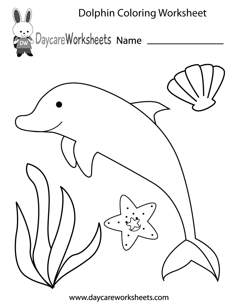 Free Preschool Dolphin Coloring Worksheet Summer Coloring Pages 10 Free Printable PDF Downloads Cute Coloring Pages For Kids