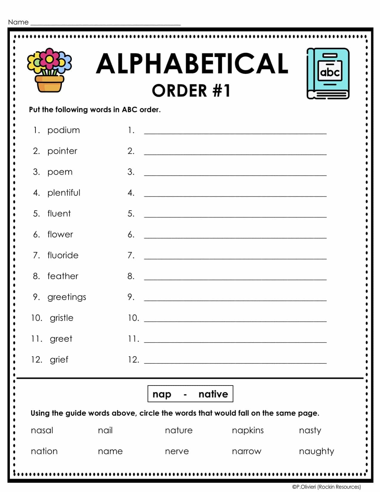 FREE Printable Alphabetical Order Worksheets Worksheets Library FREE Printable Alphabetical Order Worksheets Worksheets Library