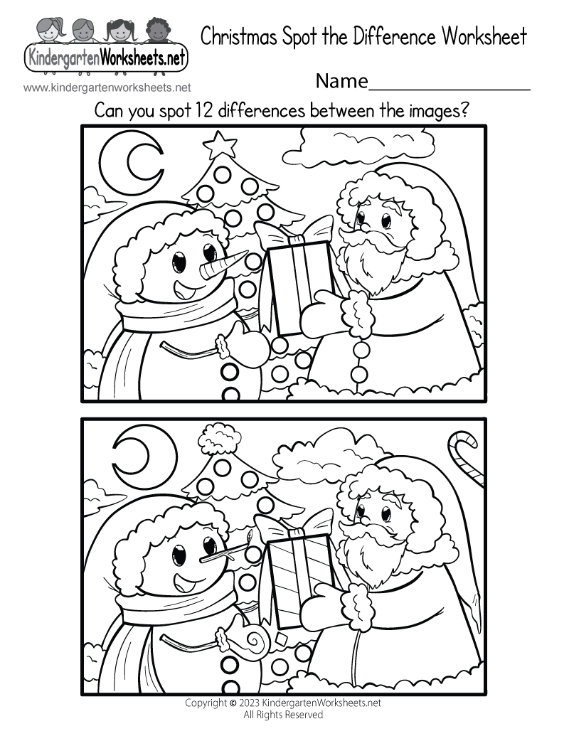 Free Printable Christmas Spot The Difference Worksheet Spot The Difference Puzzle Black And White Stock Photos Images Alamy
