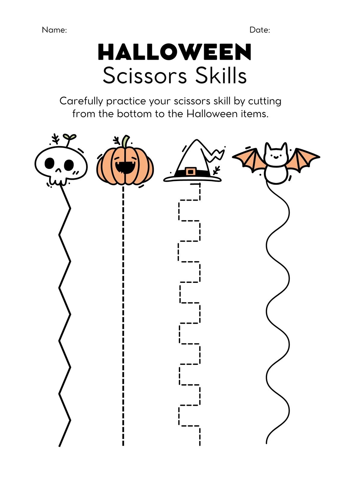 Free Printable Halloween Worksheet Templates To Edit Canva Halloween Color By Number Pages K12 Math Worksheets