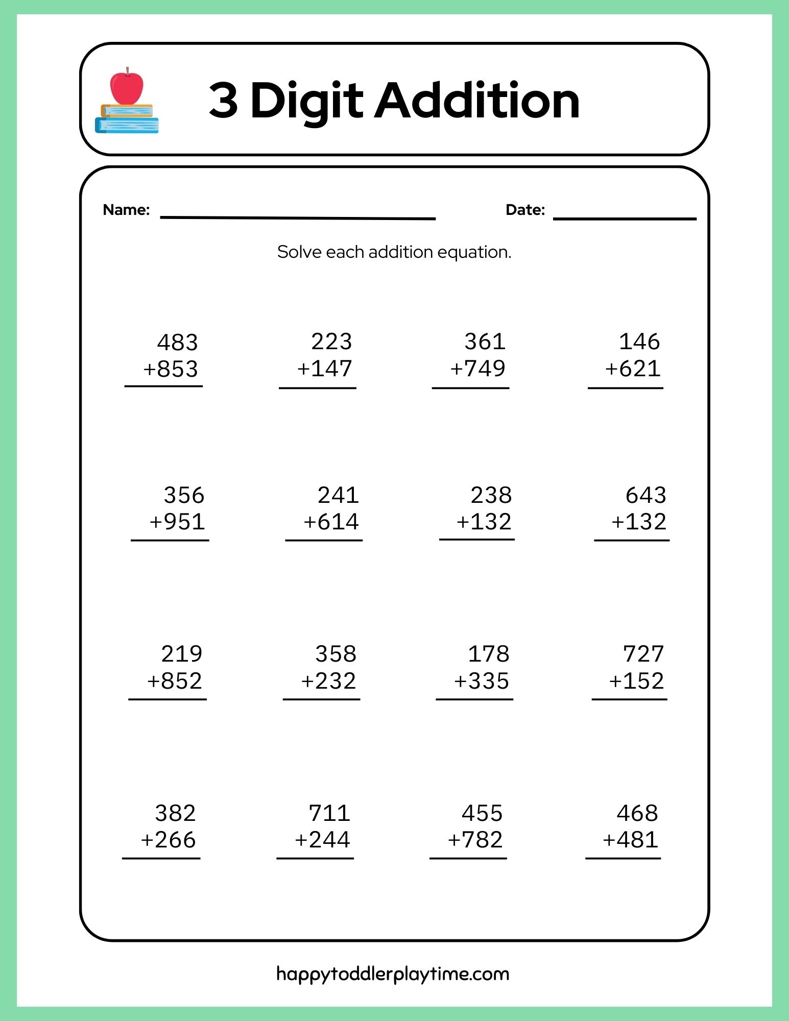 Free Printable Math Worksheets For Grade 4 Happy Toddler Playtime Basic Math Worksheets For 3 To 4 Year Olds Helloprintable