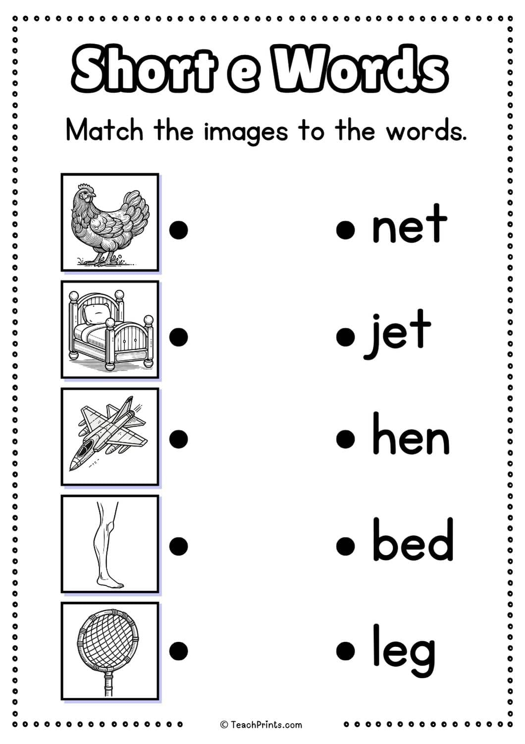 Free Short E Words Worksheets Teach Prints Bossy E Worksheet Free Printable Digital PDF