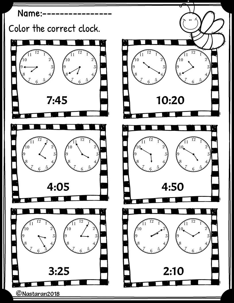 3rd Grade Telling Time Worksheets K12 Math Worksheets