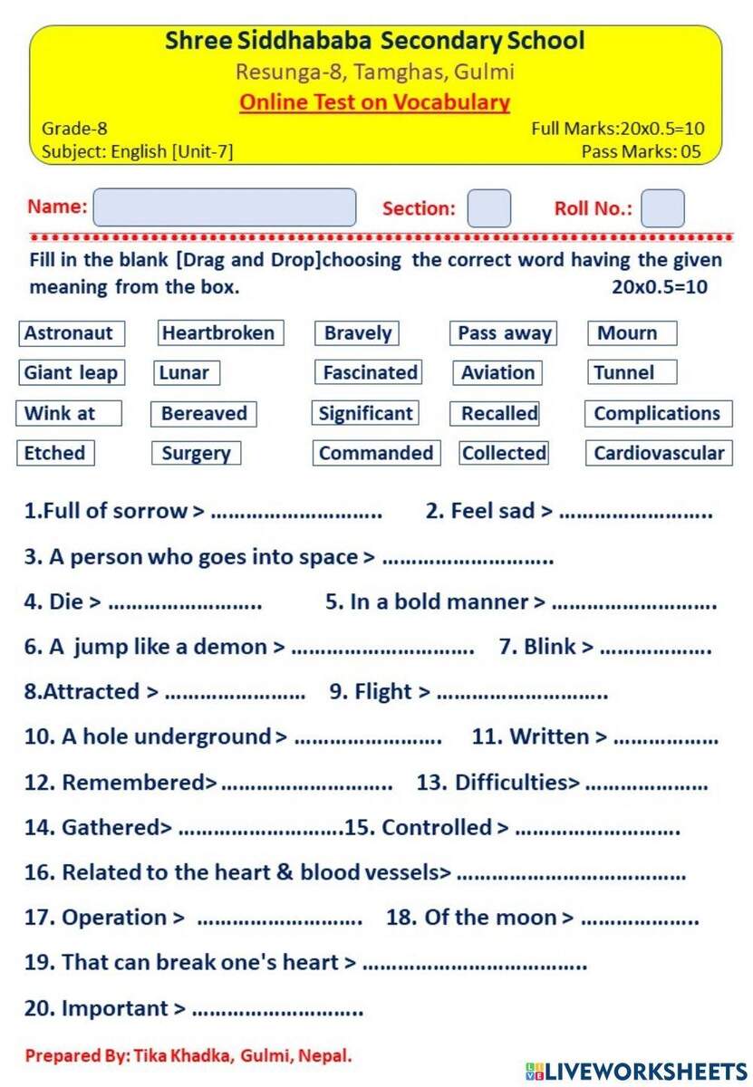 Free Vocabulary Worksheet 8th Grade Download Free Vocabulary Worksheet 8th Grade Png Images Free Worksheets On Clipart Library