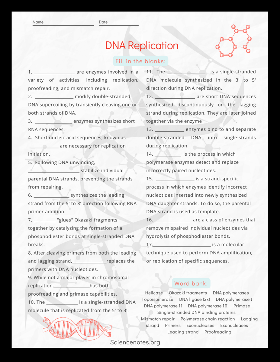 FREE Printable Periodic Table Of Elements Science Worksheets