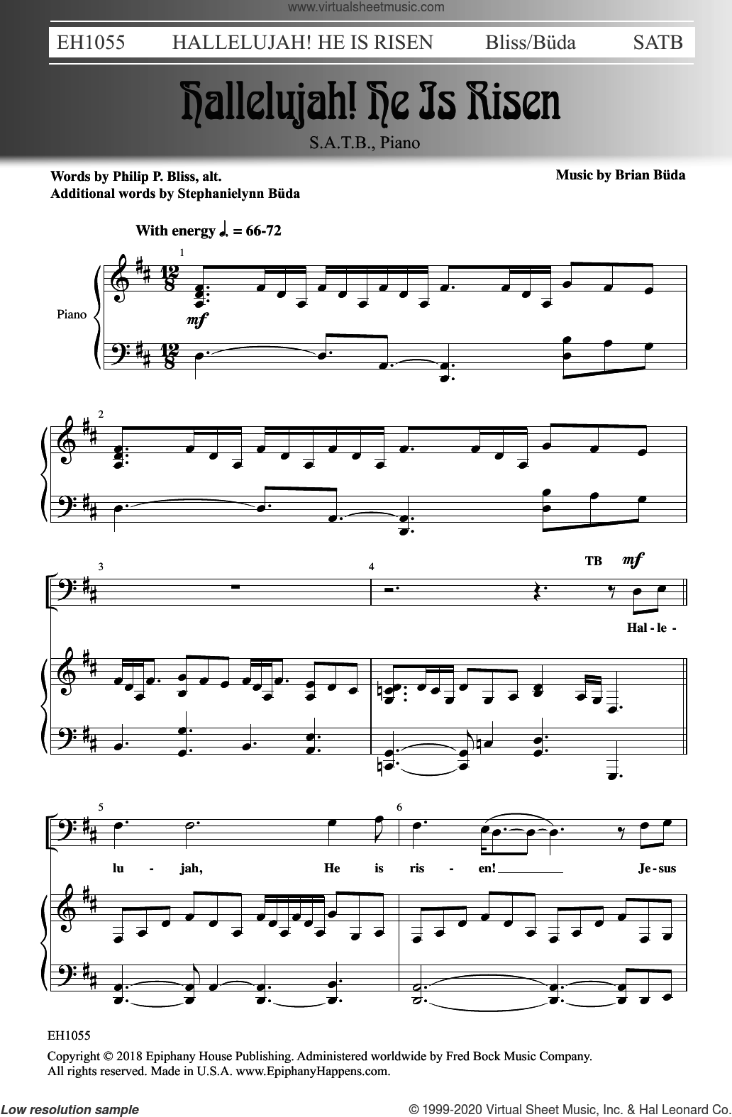 Alleluia Christ Is Risen Sheet Music For Choir SATB Soprano Alto Tenor Bass