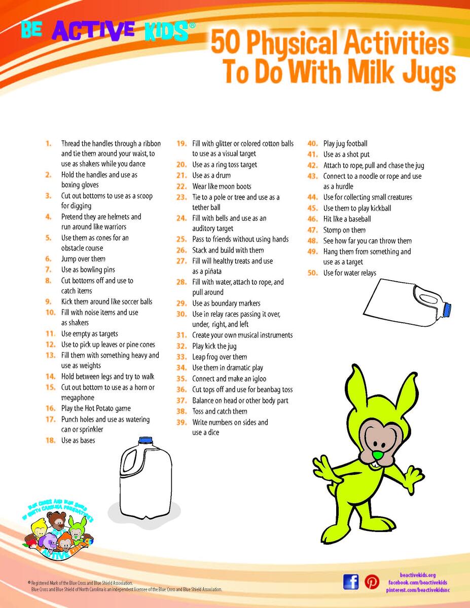 Handouts BeActiveKids Handouts BeActiveKids