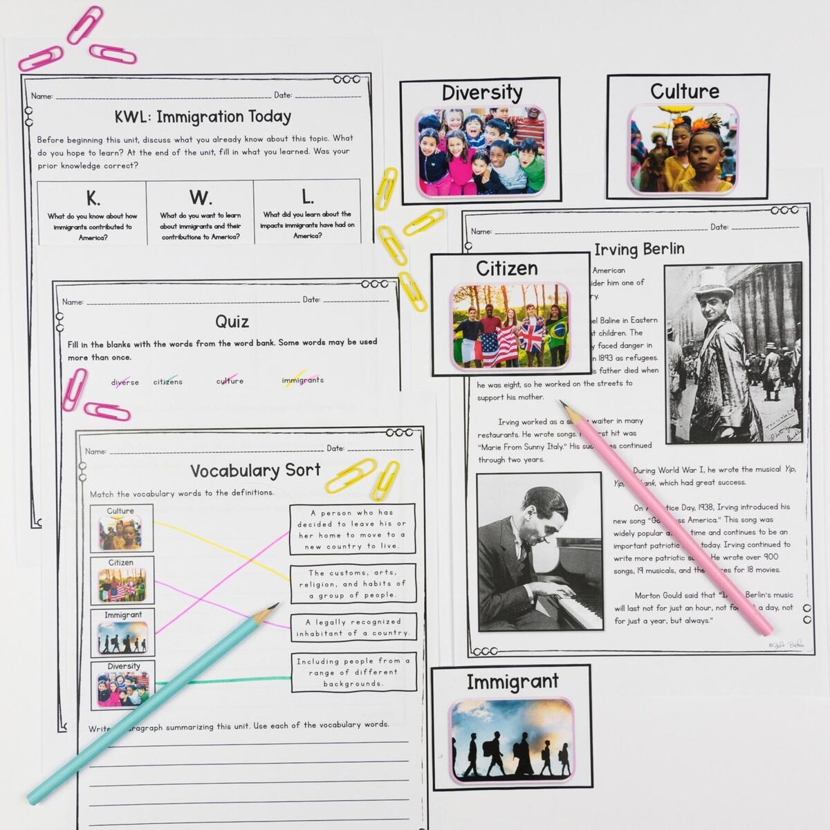 History Unit 8 Contributions Of Immigrants In America MagiCore Teaching Citizenship Rights And Responsibilities The Rocket Resource