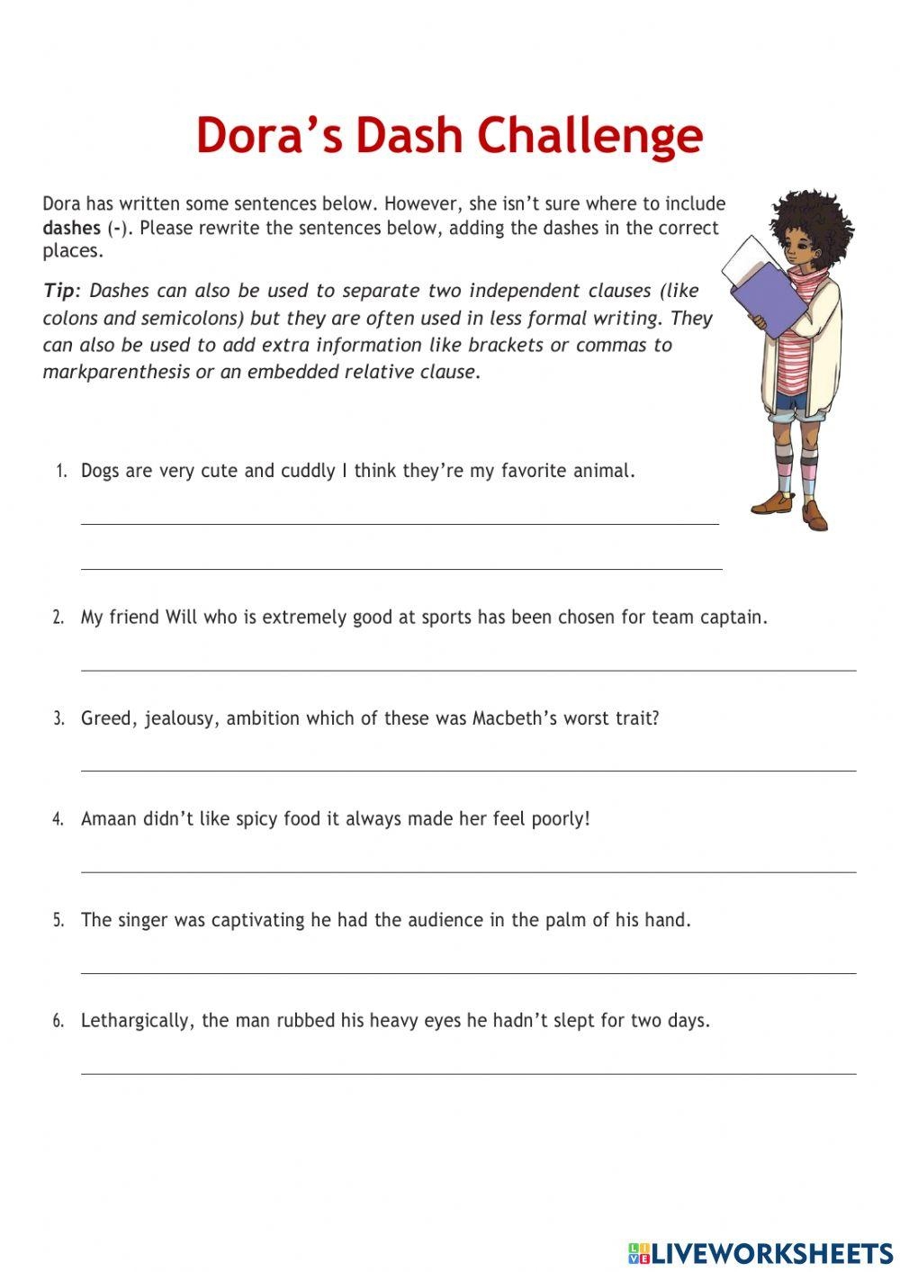 Hyphens Dashes Worksheet Worksheets Library Hyphens Dashes Worksheet Worksheets Library