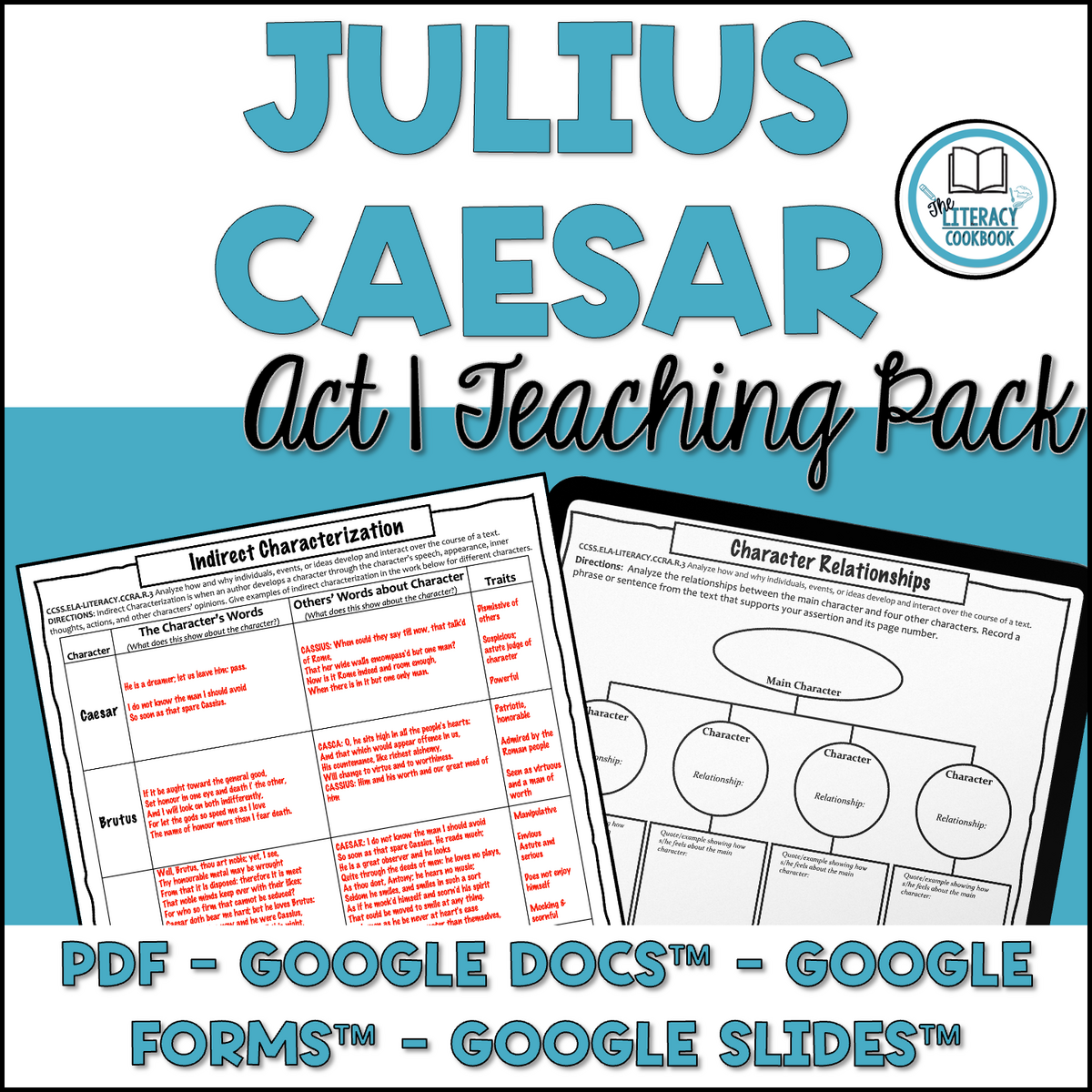 Julius Caesar Act 1 Lessons For Act One Of Shakespeare S Play EDITABLE Classful