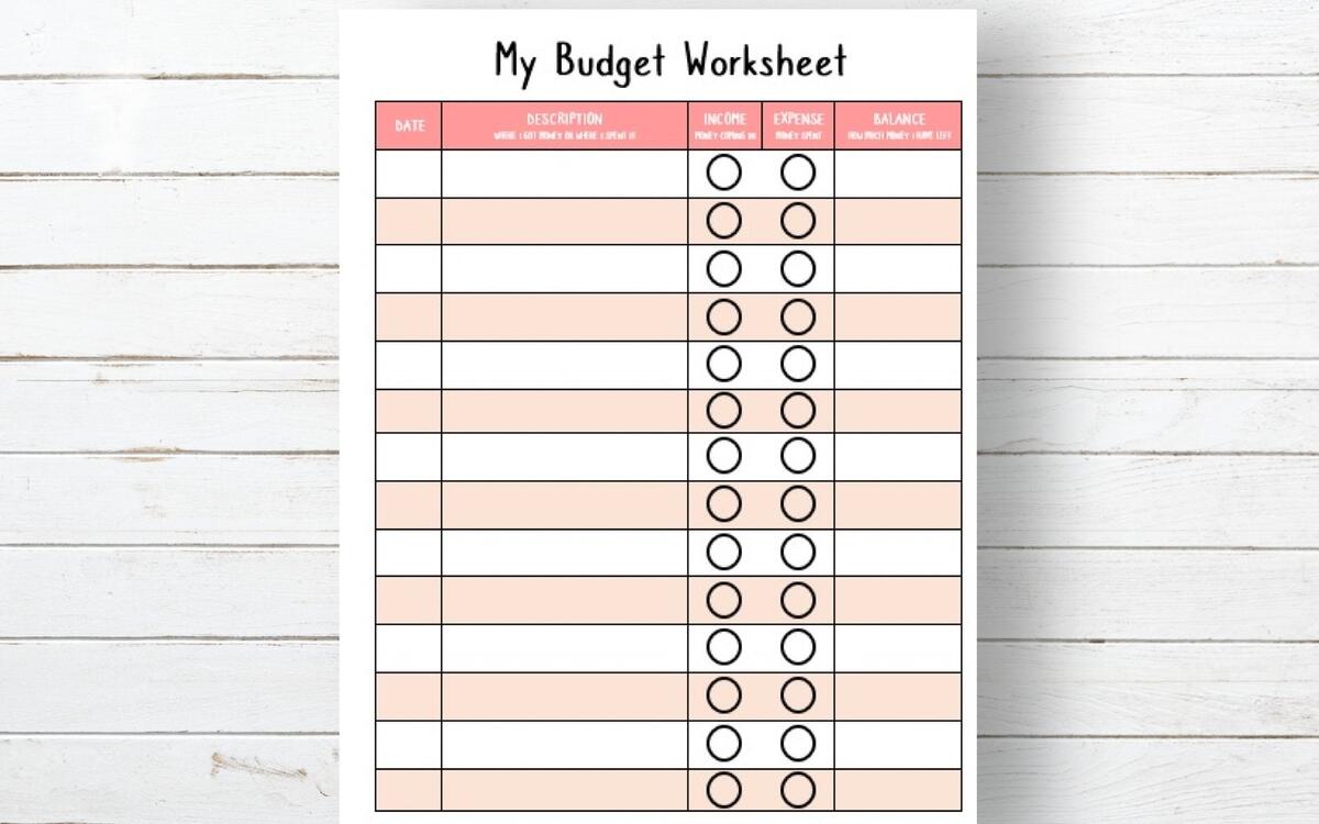 Kids Budget Worksheet Instant Download Etsy Kids Budget Worksheet Instant Download Etsy